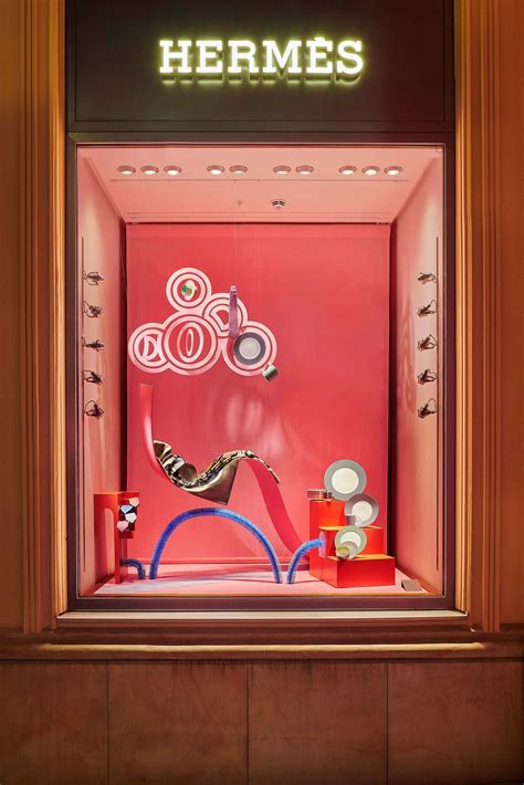 hermes display|hermes birkin window display.